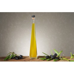 Botella Aceite de Oliva Virgen Extra 100ML Mod: Piramidal